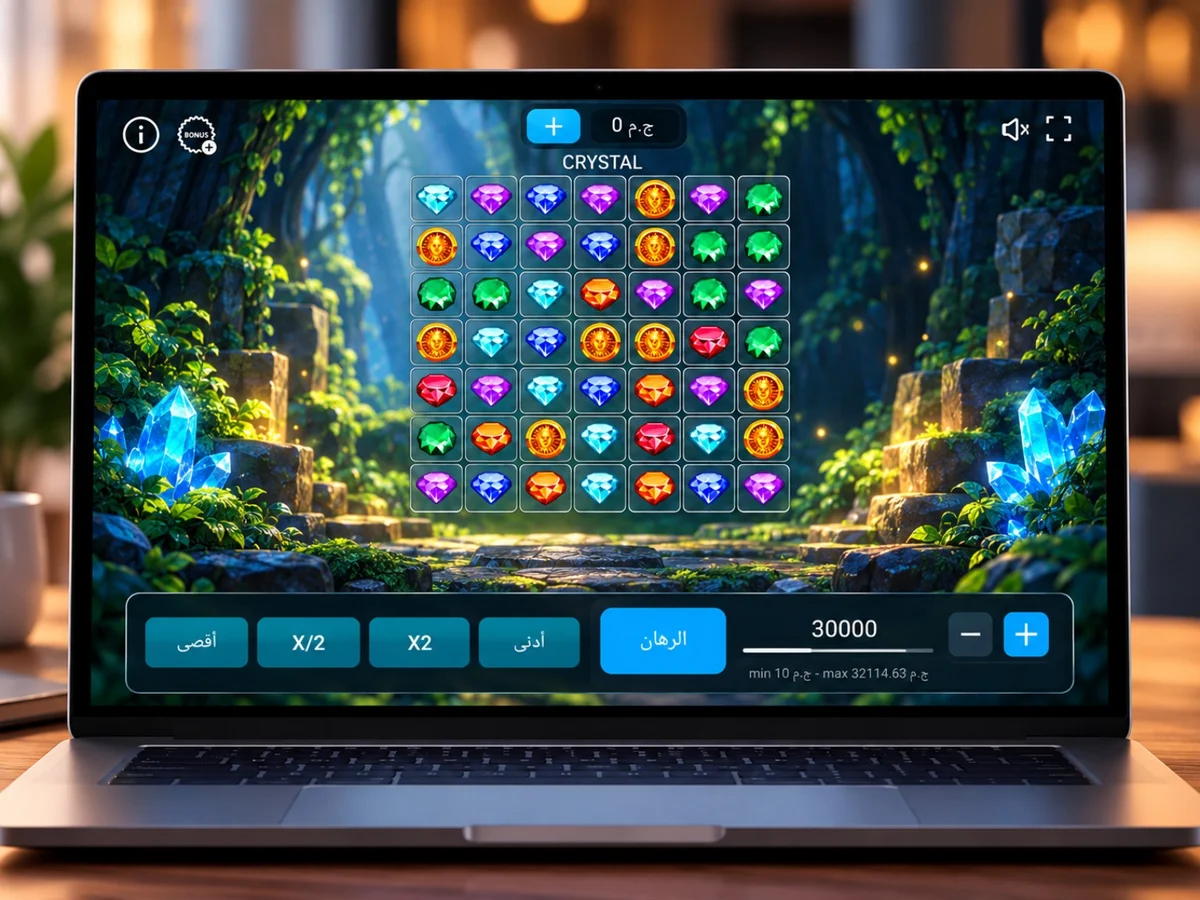 واجهة لعبة Crystal كريستال داخل MelBet على الكمبيوتر
